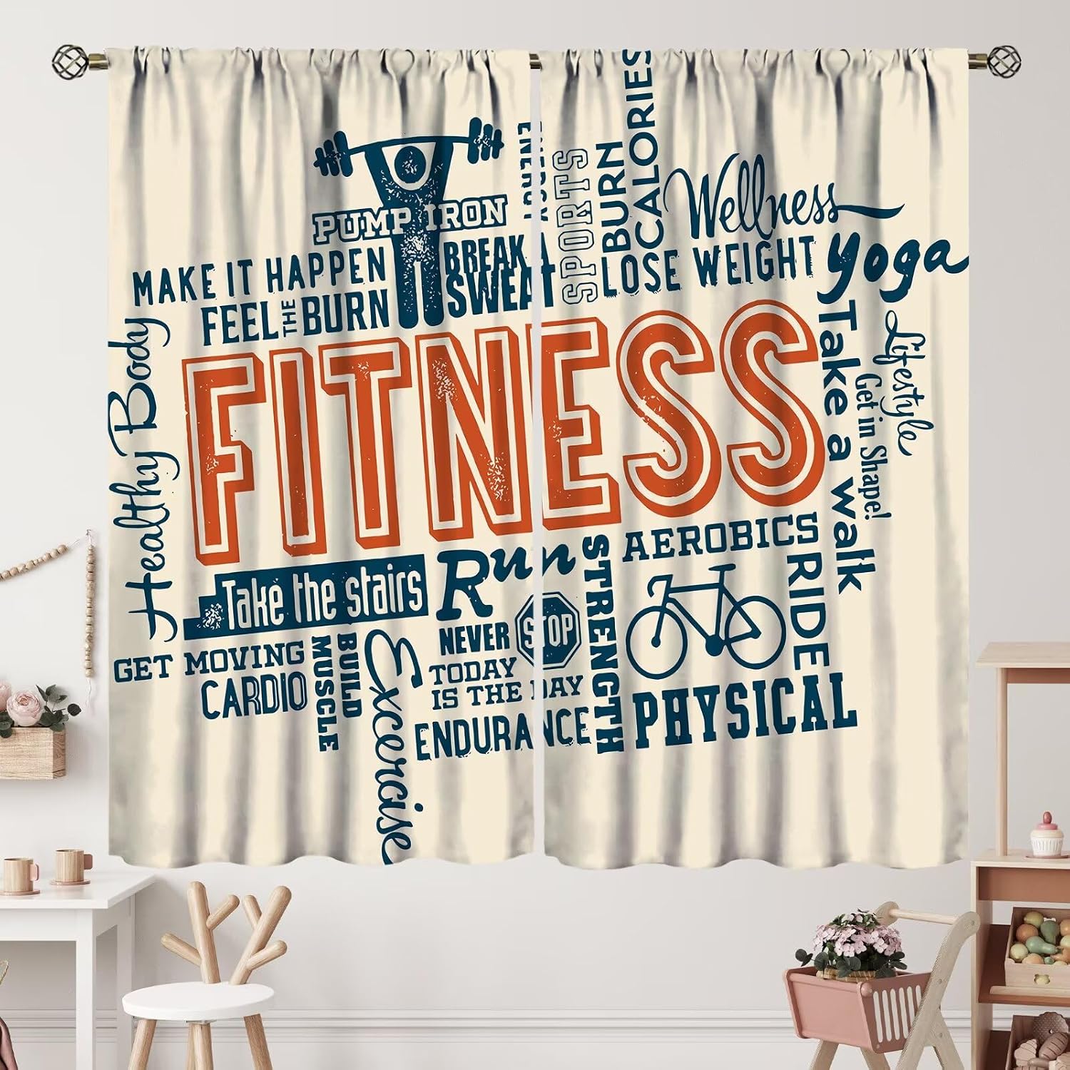 Large Fitness Workout Motivati - Yoga Fitness Hotel review and price