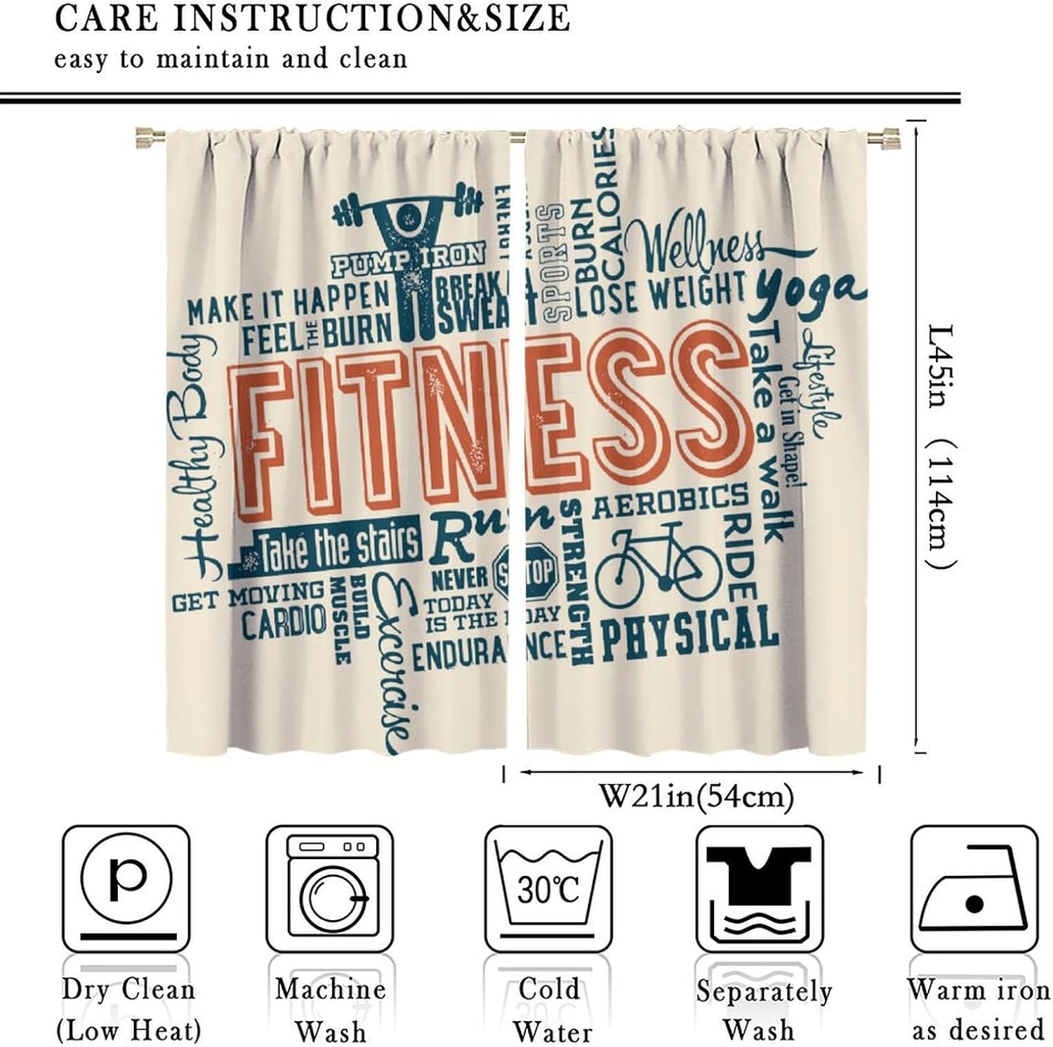 Large Fitness Workout Motivati - Yoga Fitness Hotel review and price