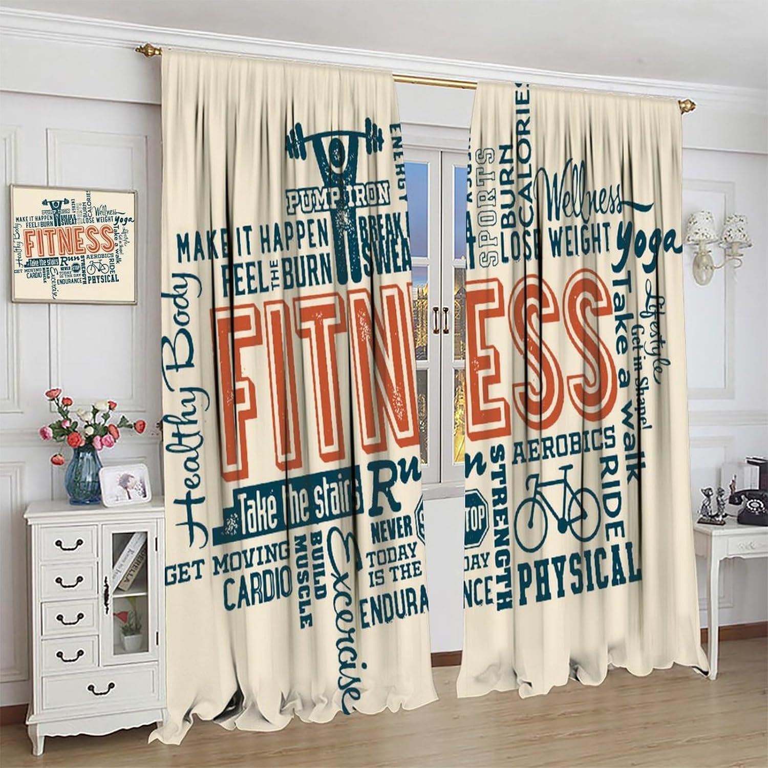 Large Fitness Workout Motivati - Yoga Fitness Hotel review and price